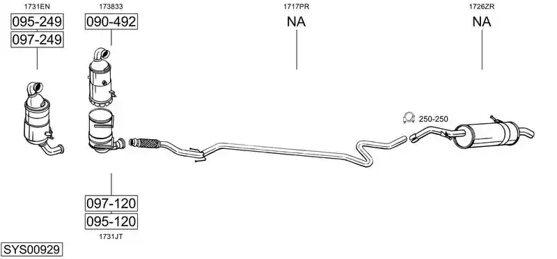 BOSAL SYS00929