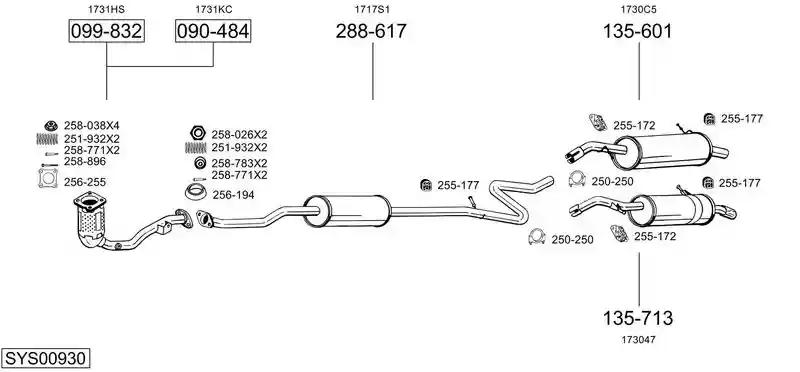 BOSAL SYS00930