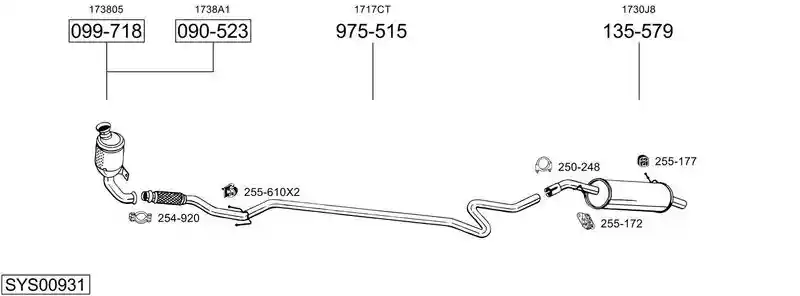 BOSAL SYS00931