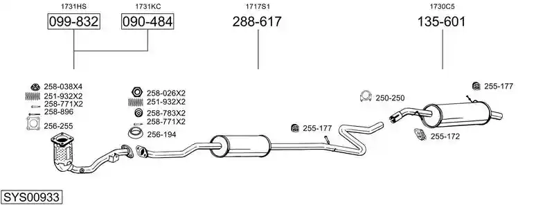 BOSAL SYS00933