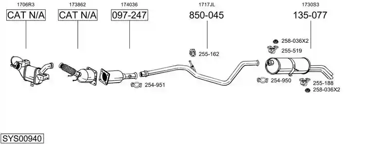 BOSAL SYS00940