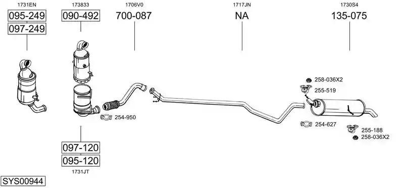 BOSAL SYS00944