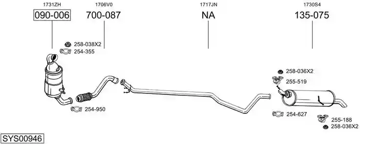 BOSAL SYS00946