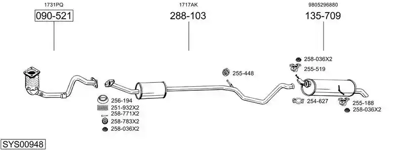 BOSAL SYS00948