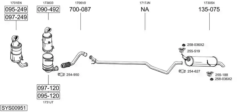 BOSAL SYS00951