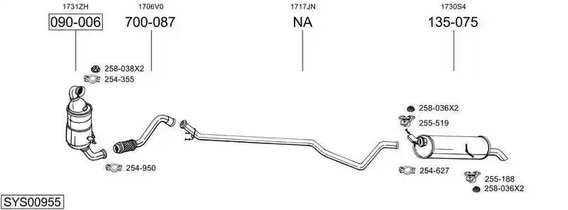BOSAL SYS00955