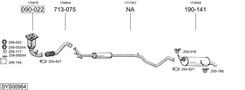 BOSAL SYS00964
