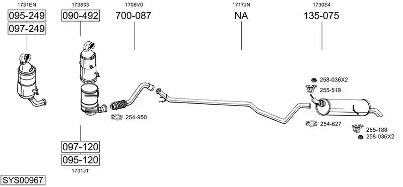 BOSAL SYS00967