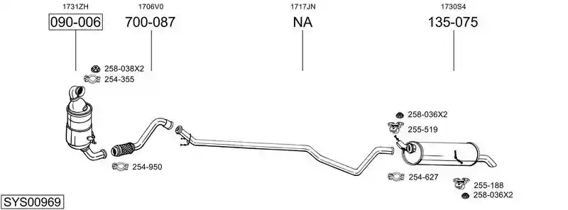 BOSAL SYS00969