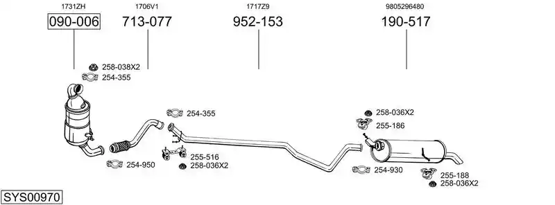 BOSAL SYS00970