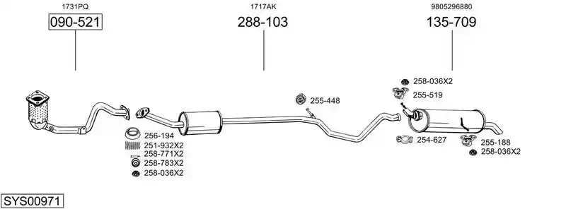 BOSAL SYS00971