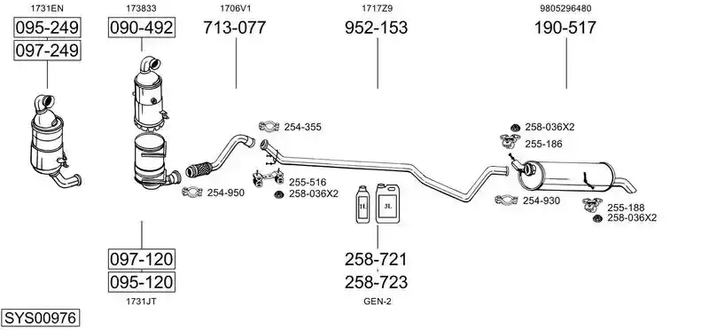 BOSAL SYS00976