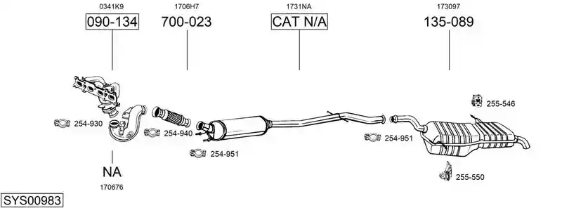 BOSAL SYS00983