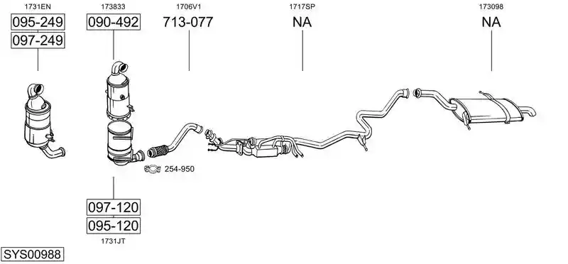 BOSAL SYS00988