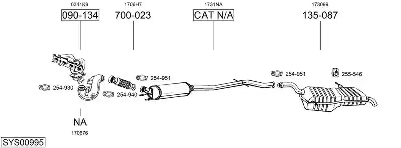 BOSAL SYS00995