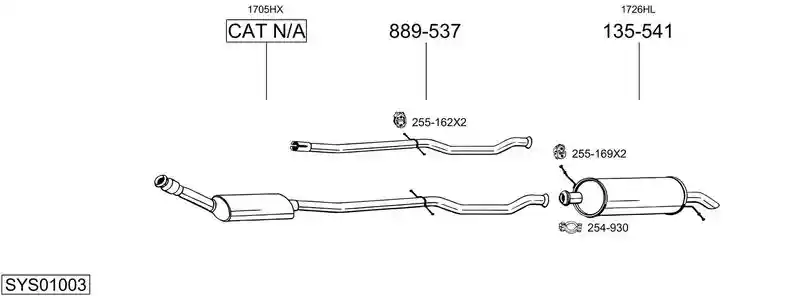 BOSAL SYS01003