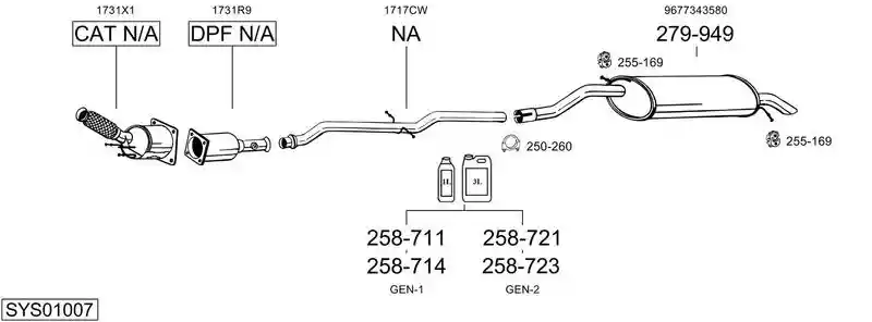 BOSAL SYS01007
