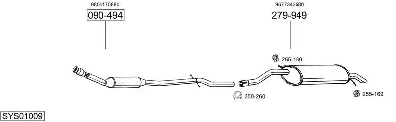 BOSAL SYS01009