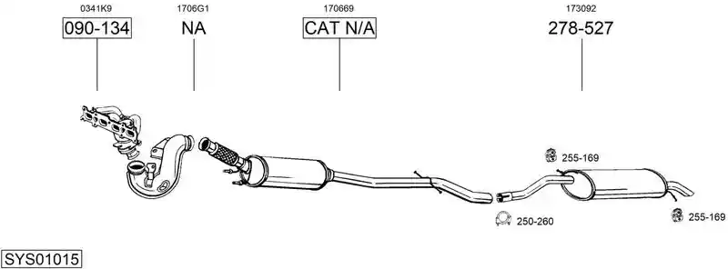 BOSAL SYS01015
