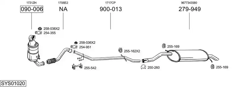 BOSAL SYS01020