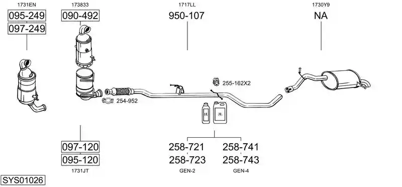 BOSAL SYS01026