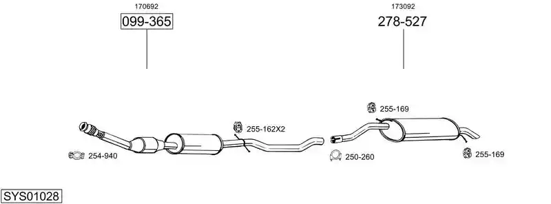 BOSAL SYS01028