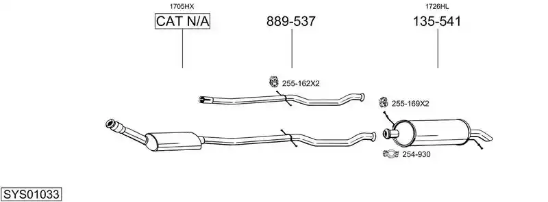 BOSAL SYS01033