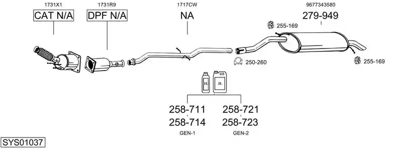 BOSAL SYS01037