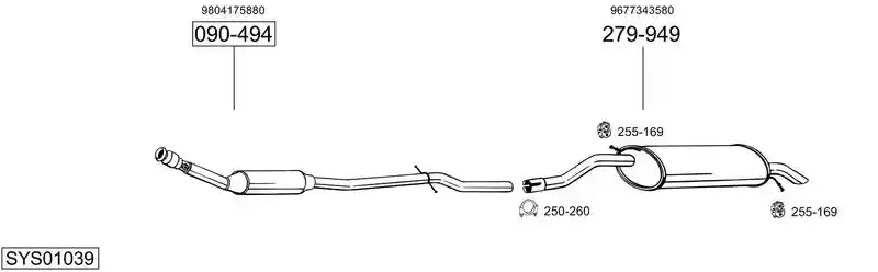 BOSAL SYS01039