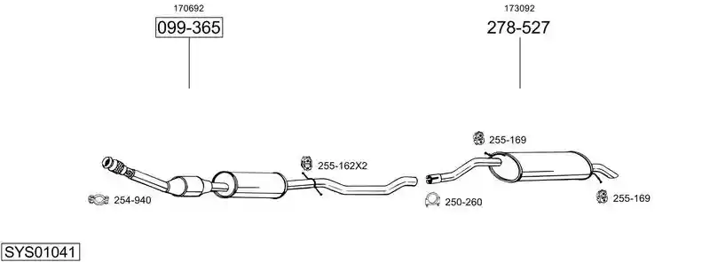 BOSAL SYS01041