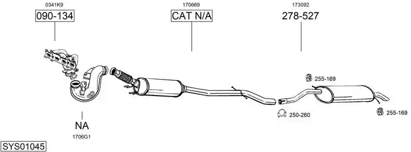BOSAL SYS01045
