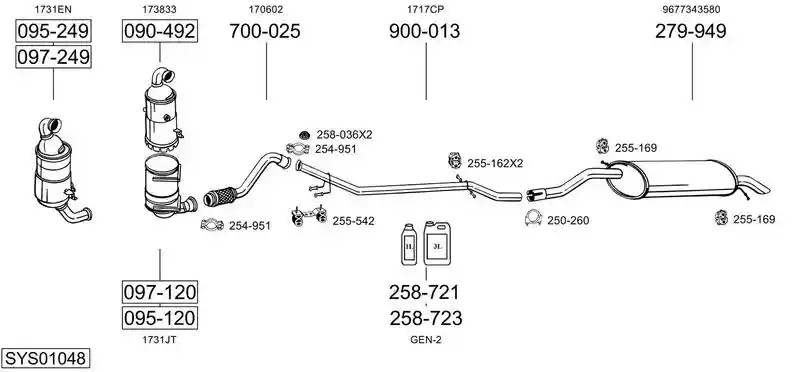 BOSAL SYS01048