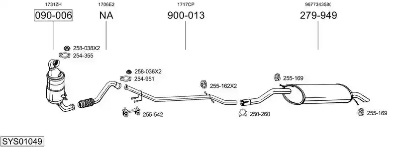 BOSAL SYS01049