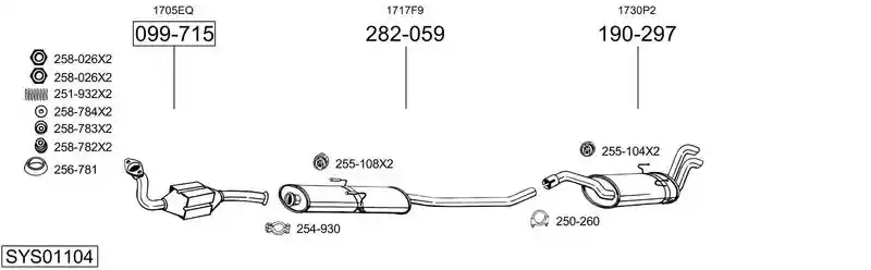 BOSAL SYS01104