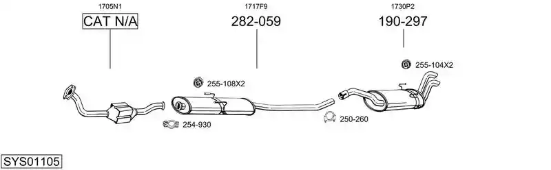 BOSAL SYS01105