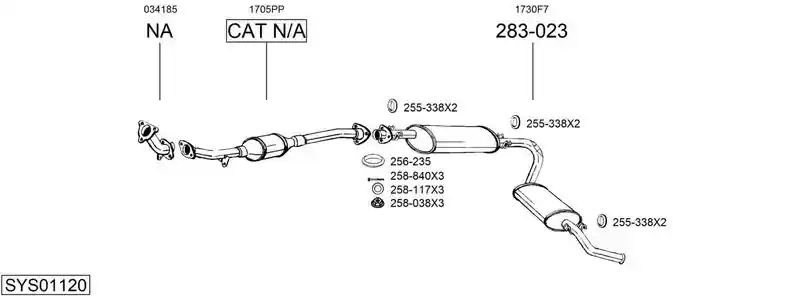 BOSAL SYS01120