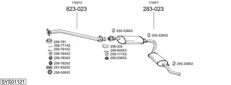 BOSAL SYS01121