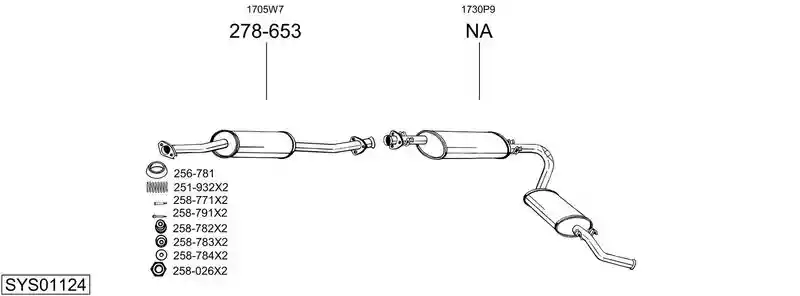 BOSAL SYS01124