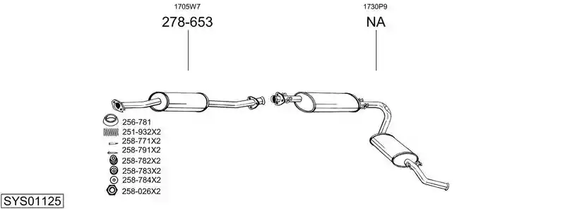 BOSAL SYS01125