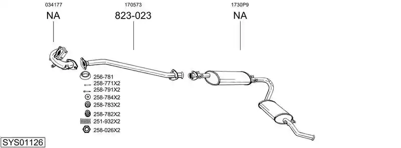 BOSAL SYS01126
