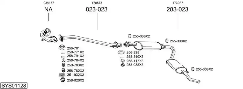 BOSAL SYS01128