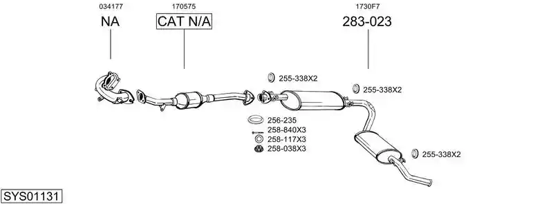 BOSAL SYS01131