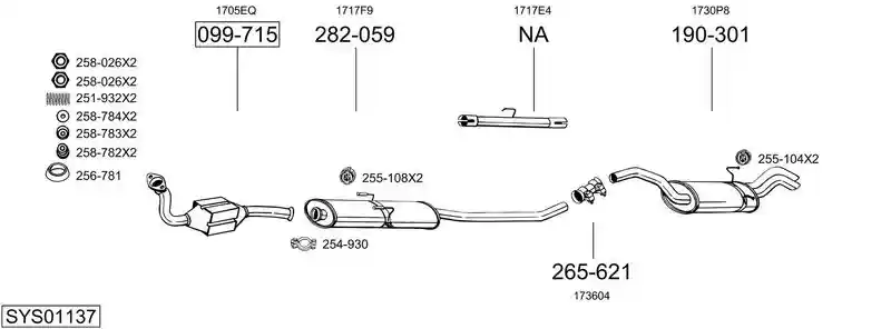 BOSAL SYS01137