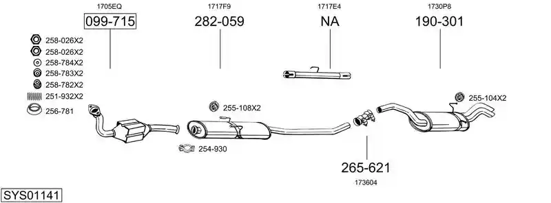 BOSAL SYS01141