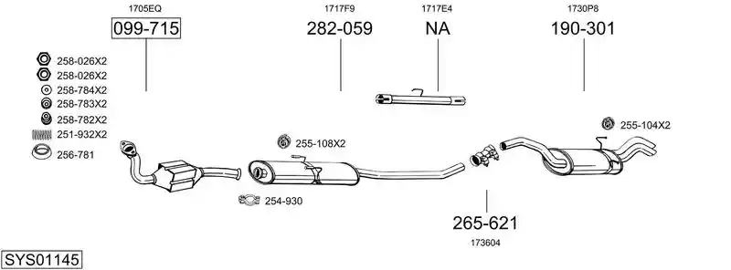 BOSAL SYS01145