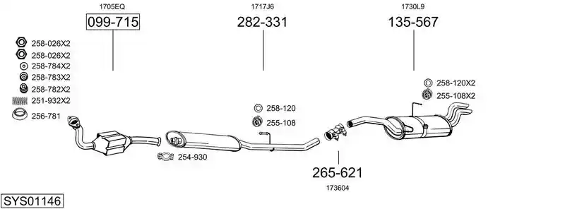 BOSAL SYS01146