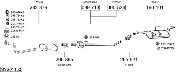 BOSAL SYS01150