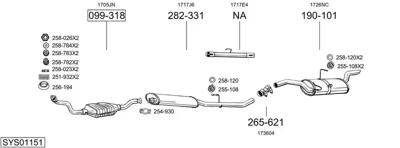 BOSAL SYS01151