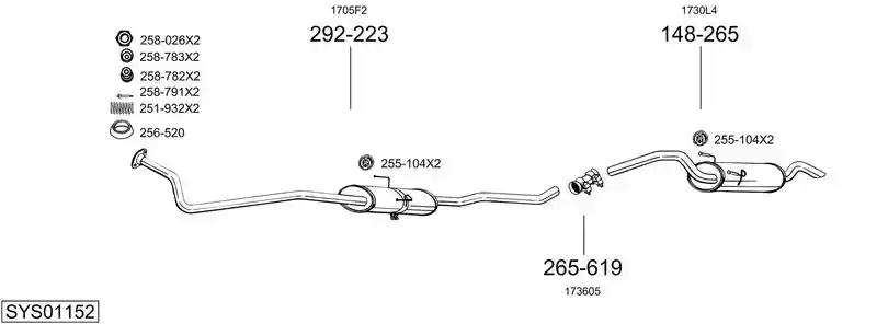 BOSAL SYS01152
