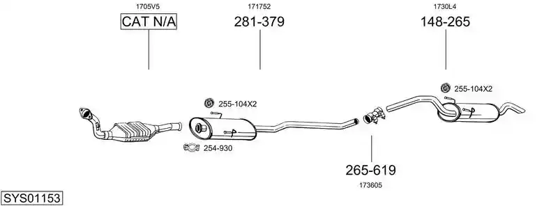 BOSAL SYS01153